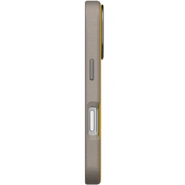 Чехол Uniq Lyden DS Dual-Tone Premium Leatherette Case with MagClick для iPhone 17 Pro Canary Yellow/Flint Gray