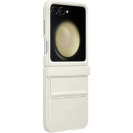 Чехол Samsung Series для Galaxy Z Flip 5 Flap Eco-Leather Case Creme
