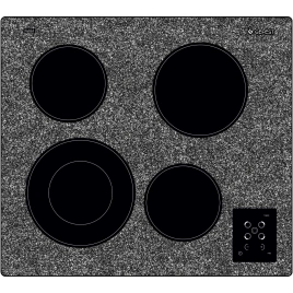 Электрическая варочная панель Gefest ЭС В СН 4231 К42 Black