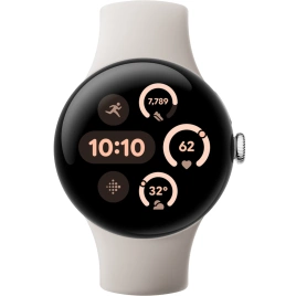Смарт-часы Google Pixel Watch 3 45mm Polished Silver/Porcelain