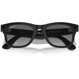 Умные очки Ray-Ban Wayfarer Matte Black/Polar (RW4006) M Gradient Graphite