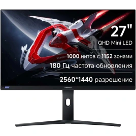 Монитор Xiaomi 27" Mi Mini LED Gaming Monitor G Pro 27i P27QBA-RGPGL IPS Black (ELA5585EU)