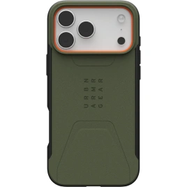 Чехол UAG MagSafe Civilian для iPhone 17 Pro Olive/Orange