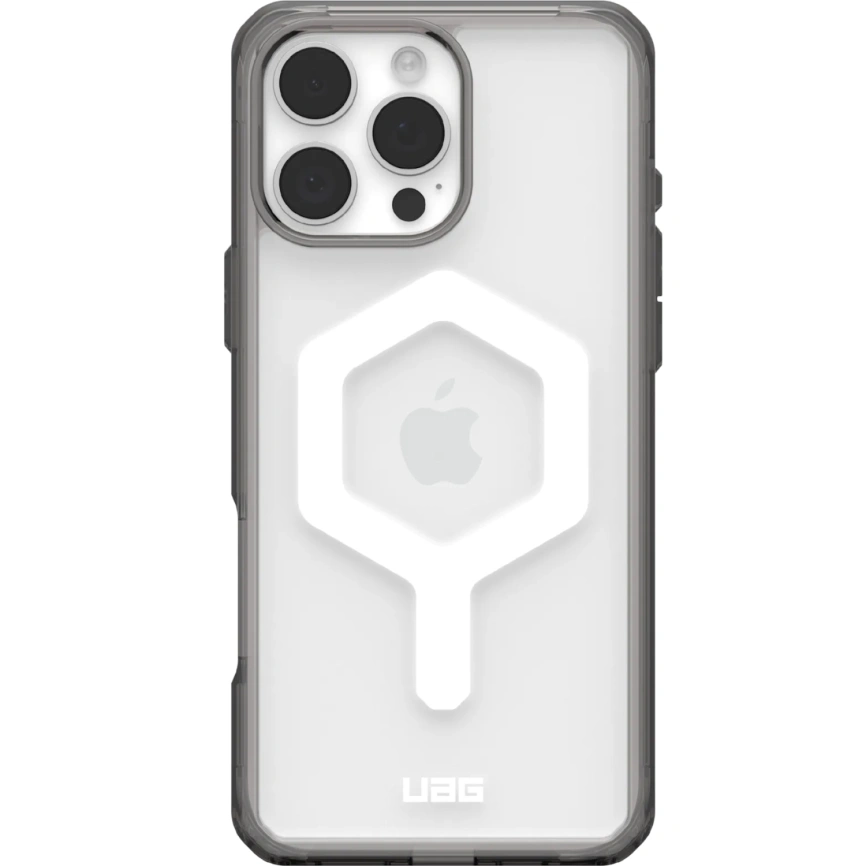 Чехол UAG MagSafe Plyo для iPhone 16 Pro Max Ash/White фото 2