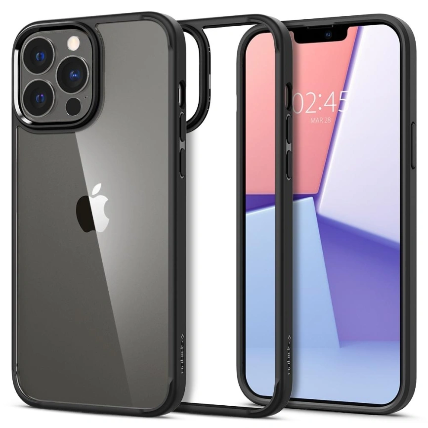 Чехол Spigen Ultra Hybrid для iPhone 13 Pro Max (ACS03205) Matte Black фото 2