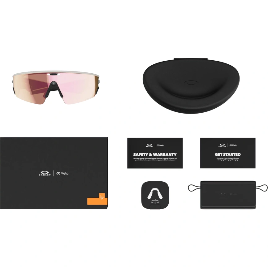 Умные очки Oakley Meta Vanguard White Prizm Rose Gold фото 7