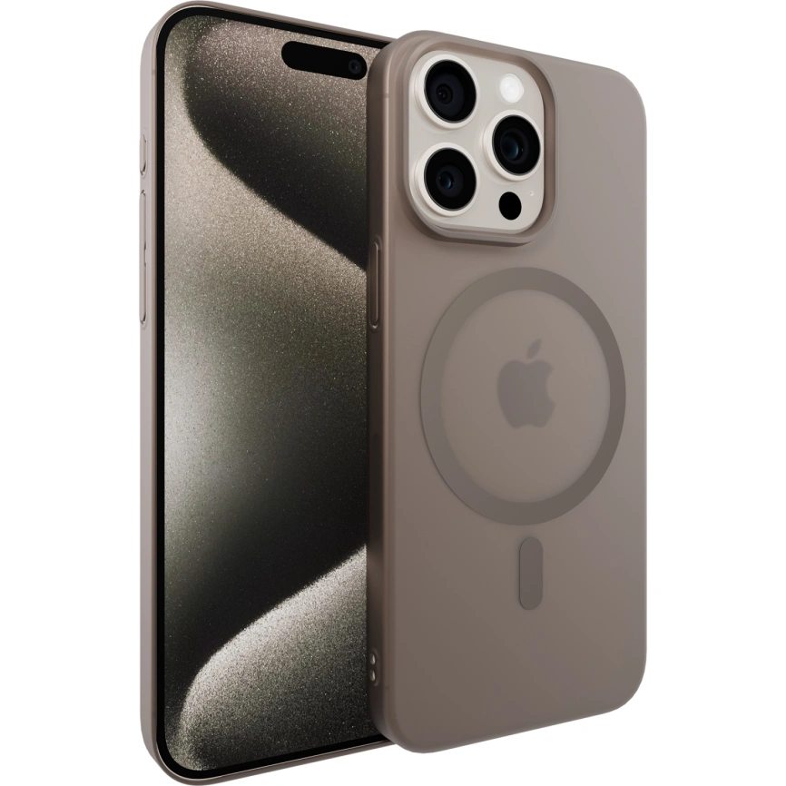 Чехол Gurdini Slim Series with MagSafe для iPhone 16 Pro Desert фото 1