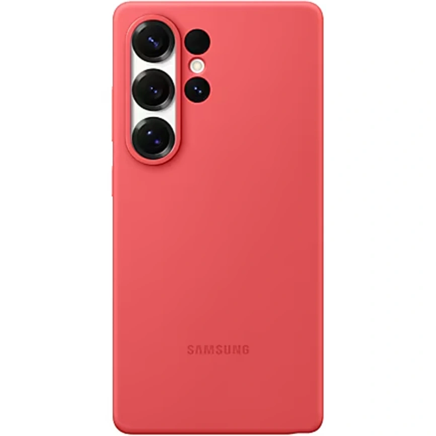 Чехол Samsung Silicone Case для Galaxy S25 Ultra Red фото 1