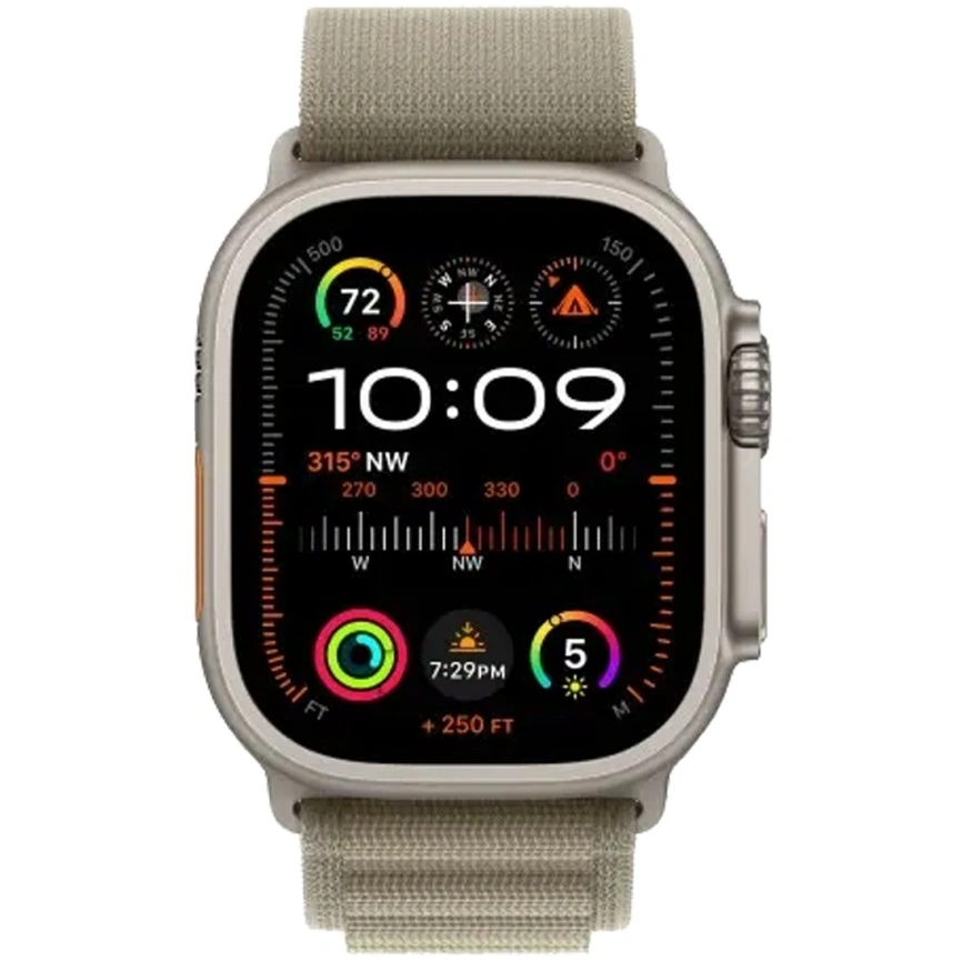 Ремешок Apple Watch Ultra 49mm Olive Alpine Loop M фото 4