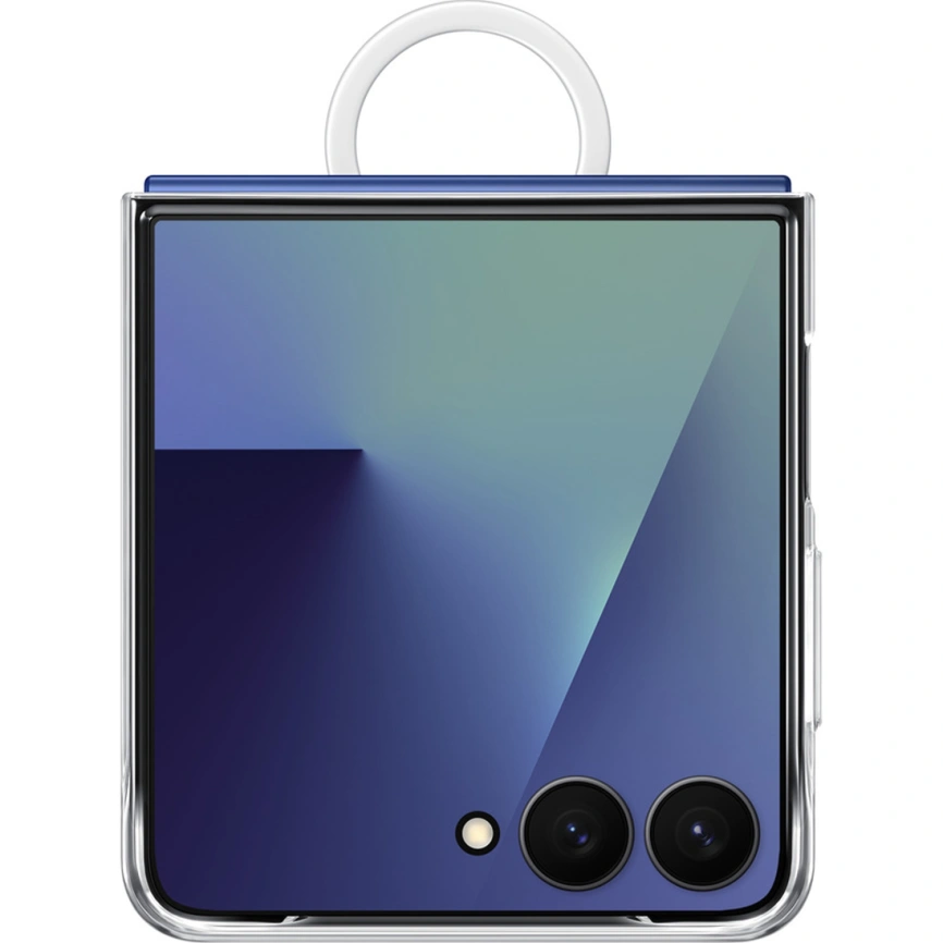 Чехол Samsung Clear Ring Case для Galaxy Z Flip7 Transparent фото 1