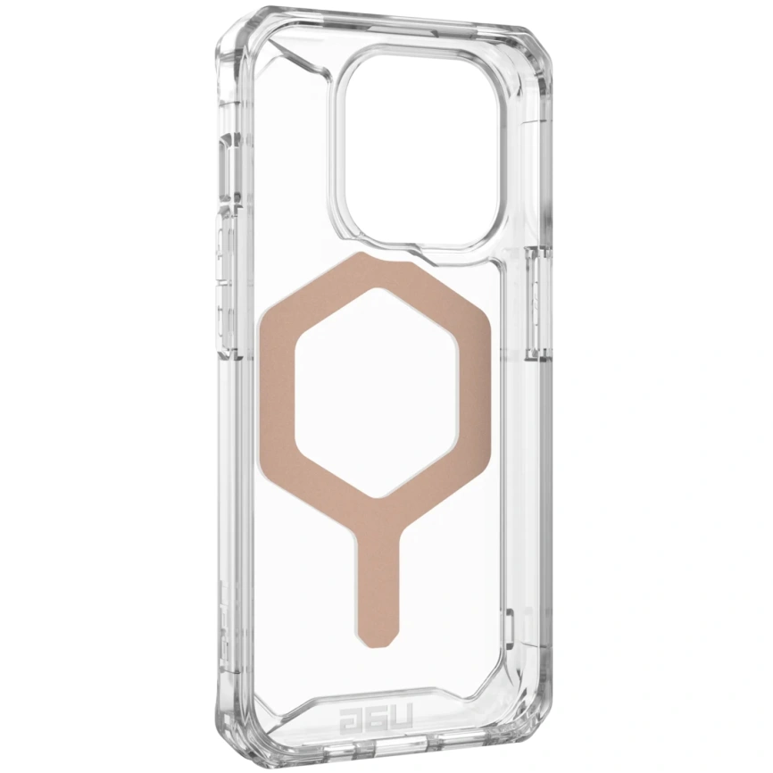 Чехол UAG с поддержкой MagSafe Plyo для iPhone 15 Pro Max Ice/Rose Gold (114305114348) фото 2