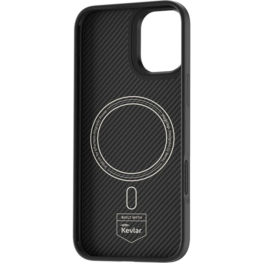 Чехол Benks Montage ArmorPro Case built with Kevlar для iPhone 16 Black фото 5