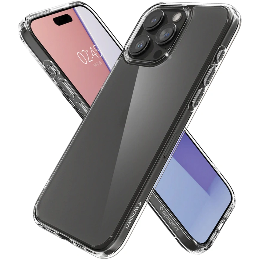Чехол Spigen Ultra Hyibrid для iPhone 15 Pro (ACS06707) Crystal Clear фото 3