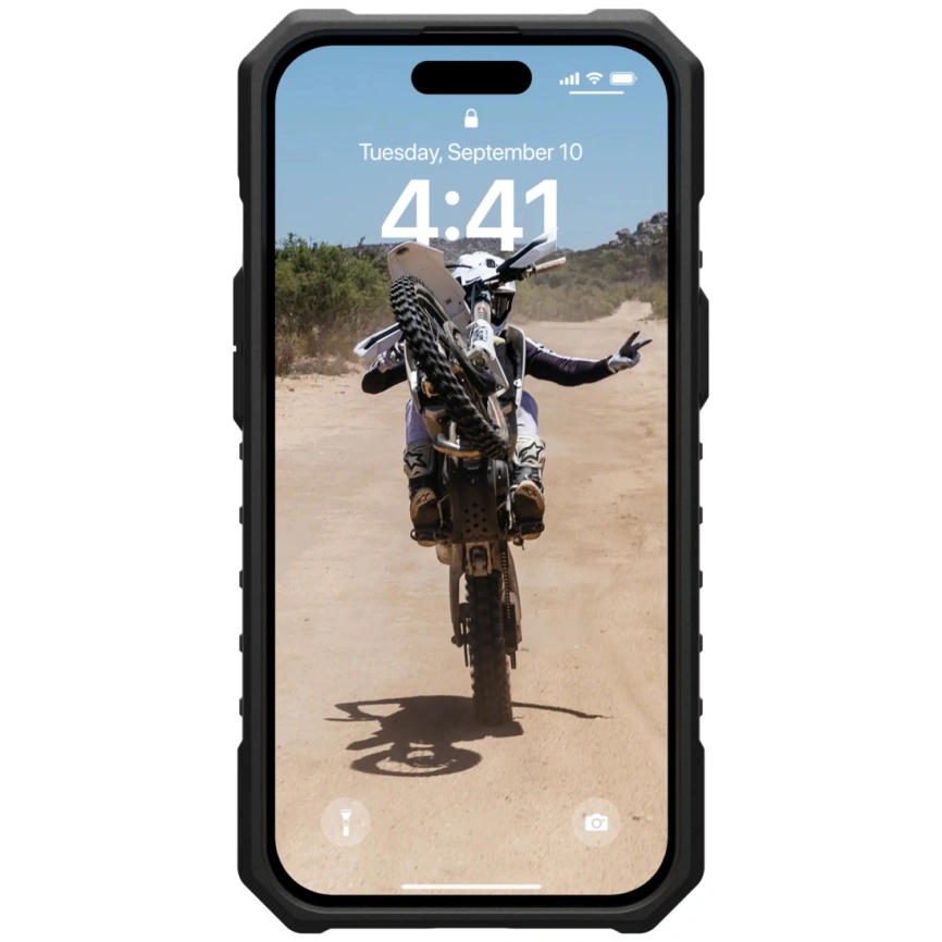 Чехол UAG Pathfinder with MagSafe для iPhone 15 Black (114291114040) фото 5