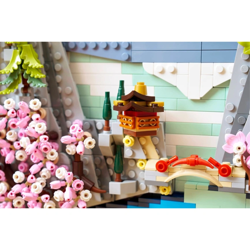 Конструктор LEGO Art Japanese Cherry Blossom Landscape 31218 фото 7
