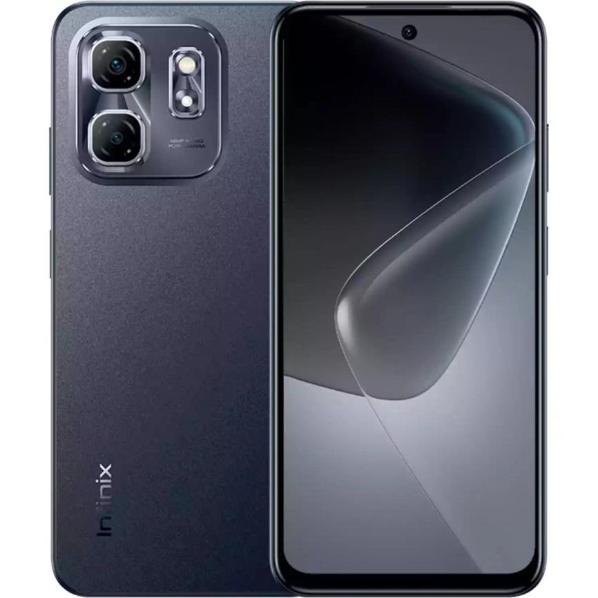 Смартфон Infinix Hot 50i 6/128Gb Sleek Black фото 1