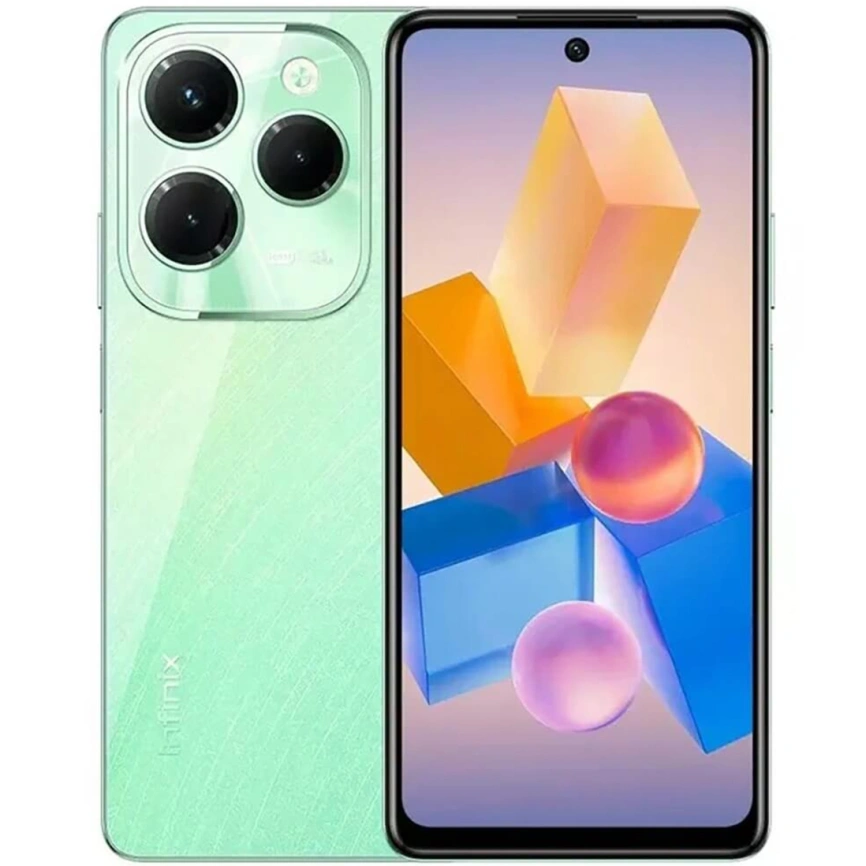 Смартфон Infinix Hot 40i 8/256Gb Starfall Green фото 1