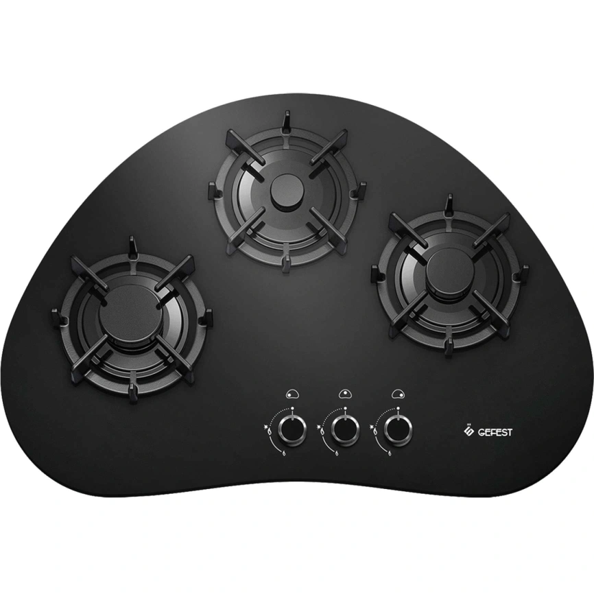 Газовая варочная панель Gefest СН 2120 Black фото 1